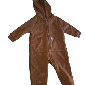 Carhartt Tan Kids One Piece Footie